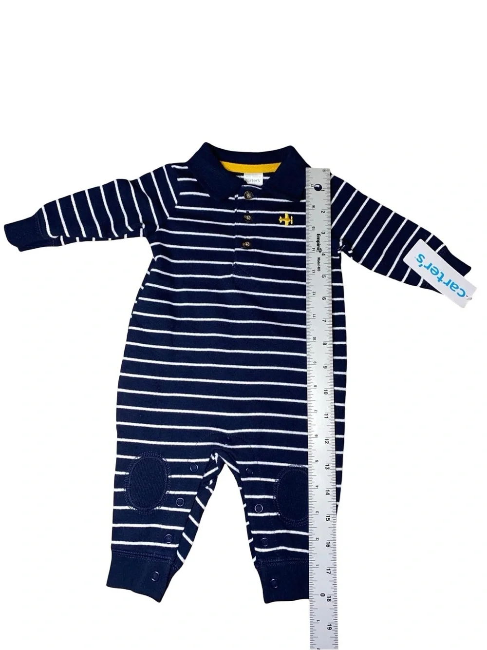 NWT Carter's Baby Boy Polo Jumpsuit (Size 3 Months)
